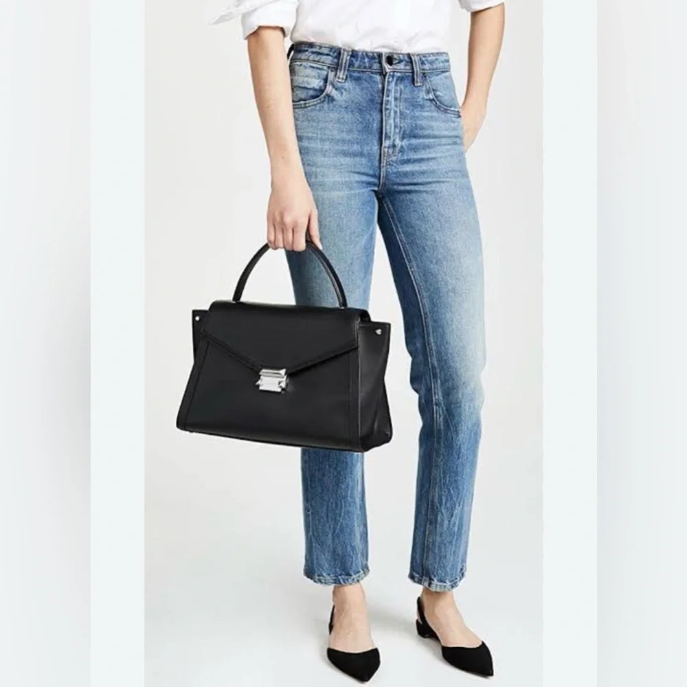 Michael Kors Whitney Large Top-Handle Leather Satchel